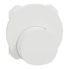 Schneider Electric - Odace - enjoliveur seul - pour sortie de câble - blanc craie