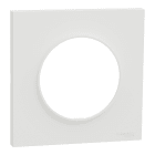 Schneider Electric - Odace Origine - plaque de finition 1 poste - couleur blanc