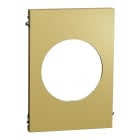 Schneider Electric - Odace Architecte - plaque de finition centrale - effet Laiton
