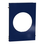 Schneider Electric - Odace Architecte - plaque de finition centrale - Bleu émaillé