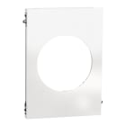Schneider Electric - Odace Architecte - plaque de finition centrale - Blanc émaillé