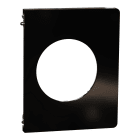 Schneider Electric - Odace Architecte - plaque de finition latérale - Noir émaillé