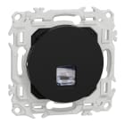 Schneider Electric - Odace - prise RJ45 - Cat6 STP grade 2TV min à grade 3TV - noir onyx