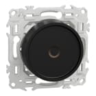 Schneider Electric - Wiser Odace - variateur rotatif connecté 2 ou 3 fils zigbee - noir onyx