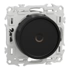 Schneider Electric - Odace - variateur de lumière universel 2 ou 3 fils - rotatif - noir onyx