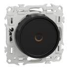 Schneider Electric - Odace - variateur de lumière universel 2 ou 3 fils - rotatif - noir onyx
