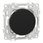 Schneider Electric - Wiser Odace - bouton poussoir connecté 3 fils 10A zigbee - noir onyx