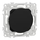 Schneider Electric - Odace - obturateur - pré-perçage pour sortie de câble - noir onyx