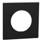 Schneider Electric - Odace - plaque de finition 1 poste - couleur Noir onyx
