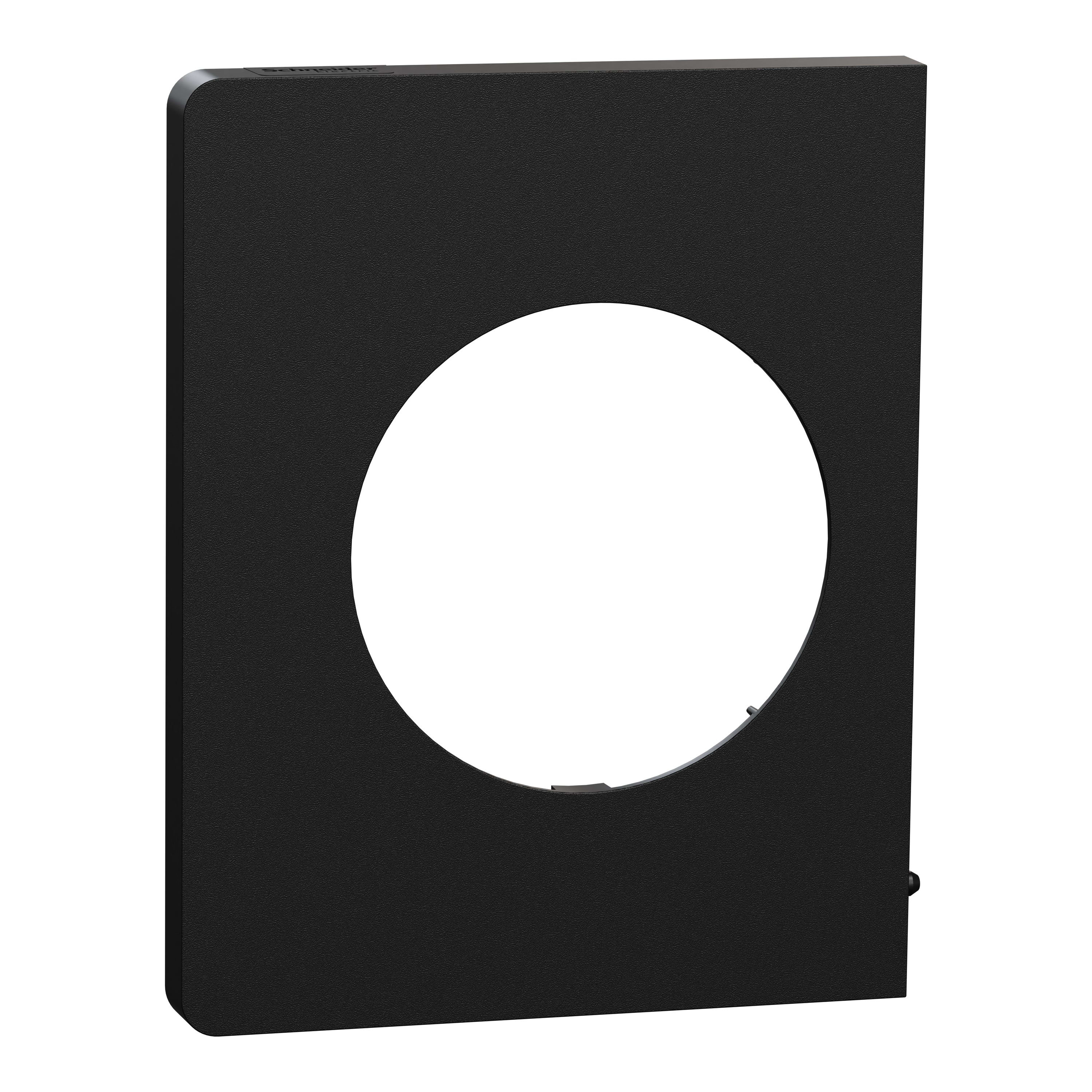 Schneider Electric - Reconditionné - Odace Architecte - plaque de finition latérale - noir onyx