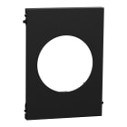 Schneider Electric - Odace Architecte - plaque de finition centrale - couleur Noir onyx