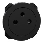Schneider Electric - Odace - enjoliveur seul - pour prise affleurante - noir onyx