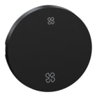 Schneider Electric - Odace - enjoliveur seul - pour va-et-vient ou poussoir - VMC - noir onyx