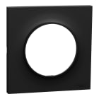 Schneider Electric - Odace Origine - plaque de finition 1 poste - couleur noir