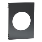 Schneider Electric - Odace Architecte - plaque de finition centrale - effet Perle Noire