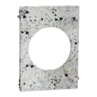 Schneider Electric - Odace Architecte - plaque de finition centrale - effet Terrazzo