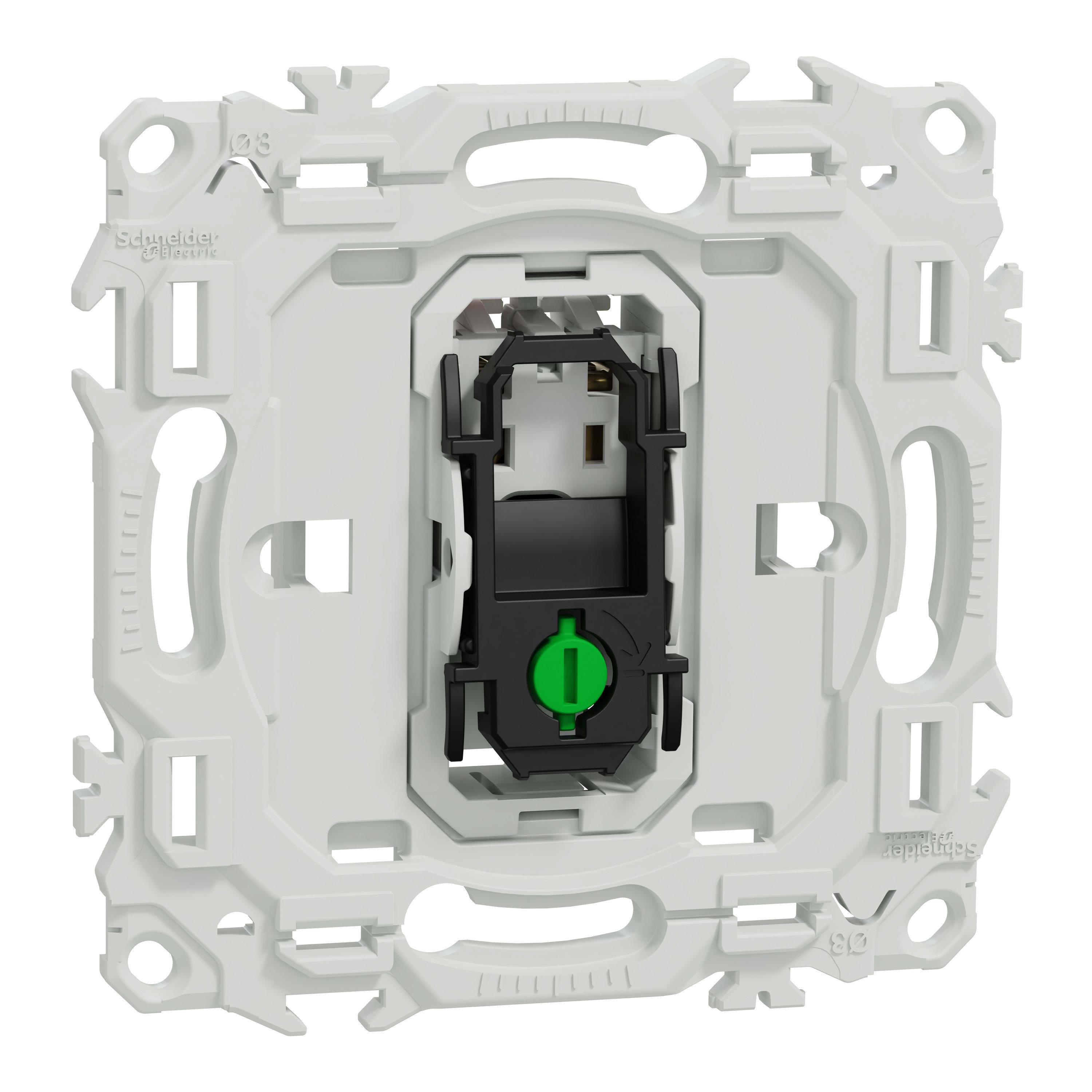 Schneider Electric - Reconditionné - Odace - va-et-vient ou poussoir - 10AX - sans enjoliveur