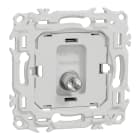 Schneider Electric - Odace - prise TV simple mâle - sortie coaxiale - sans enjoliveur