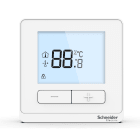 Schneider Electric - EasyLogic Capteur temp amb blanc + lcd + boutons derogation de la consigne
