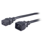 Schneider Electric - APC NetShelter - Cordon d'alimentation - Prises C20 et C19 - 20 A - 1,98m