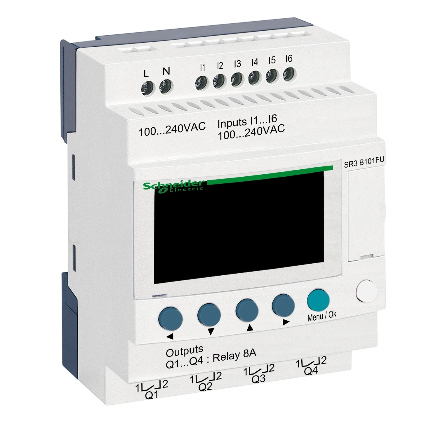 Schneider Electric - Zelio Logic - relais intelligent modul.- 10 E-S - 100..240Vca - horl.- affichag