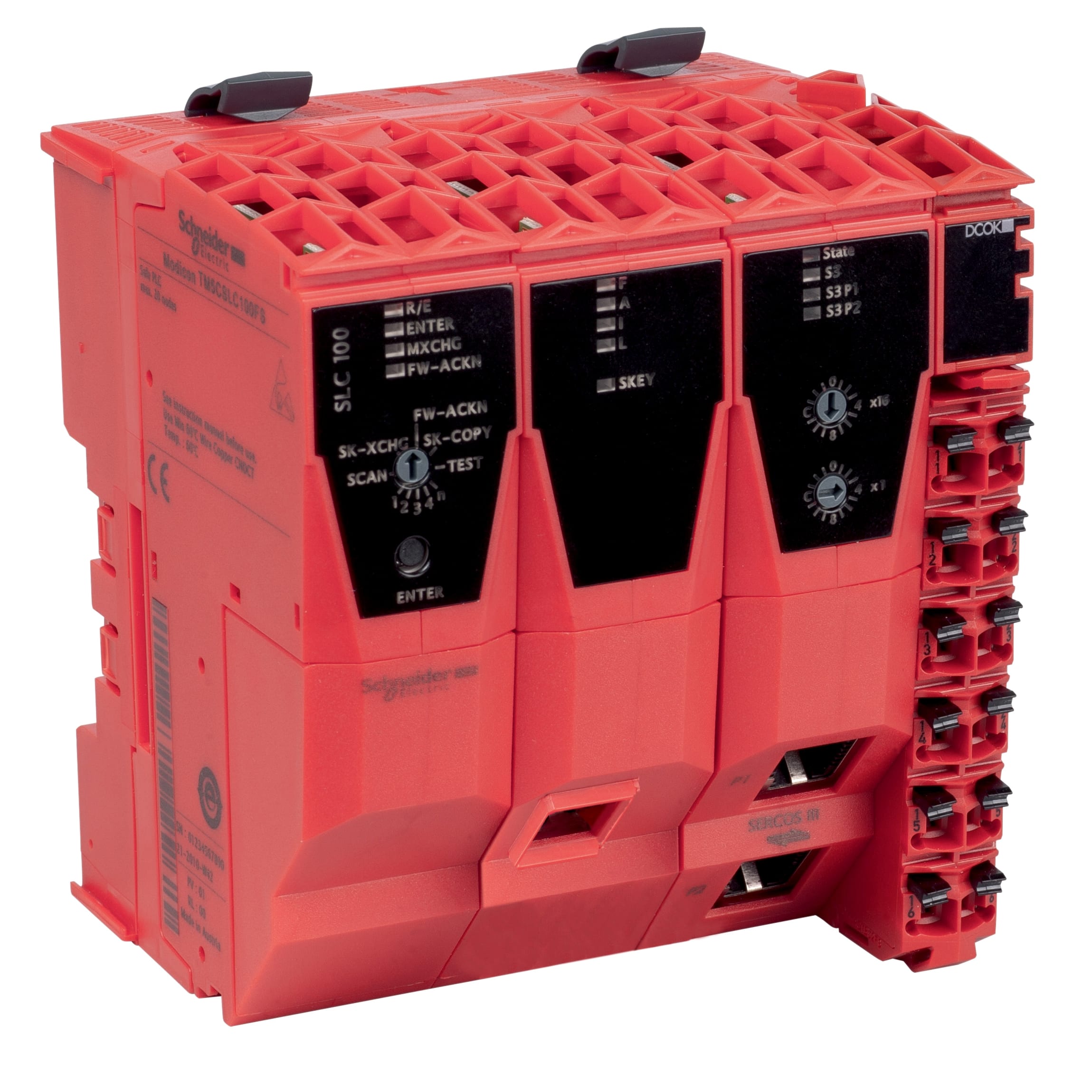 Schneider Electric - TM5 CSLC 200 - Contrôleur logique de sécurité SERCOS 3 - 100 Noeuds