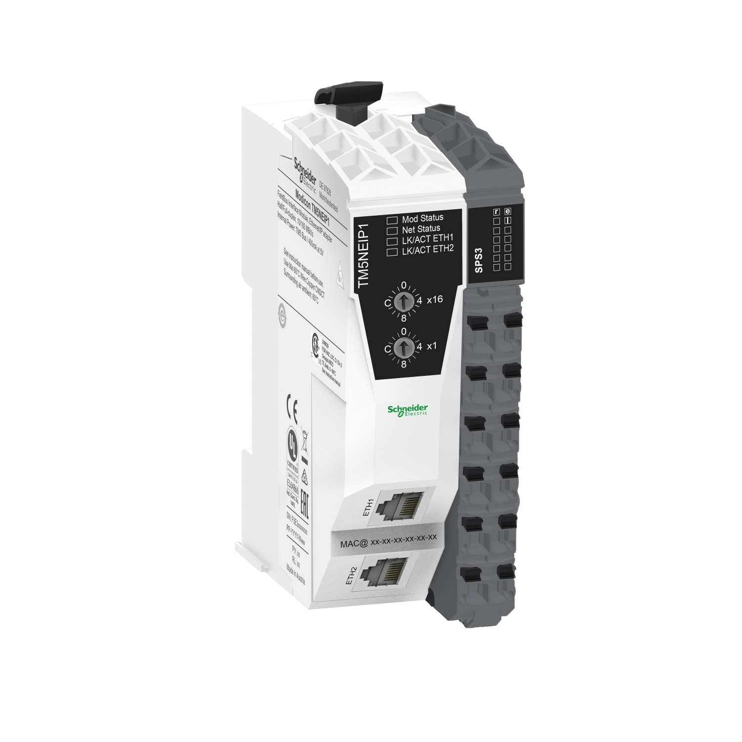 Schneider Electric - Modicon TM5 - kit coupleur Bus pr extension TM5 TM7 en EthernetIP - IP20 - 100m