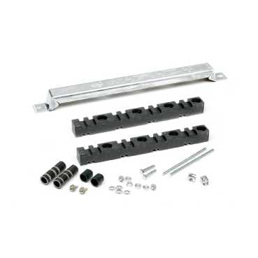 Schneider Electric - PrismaSeT HD - 2 support barres horiz. - 3200A - L800mm - barre distance 115mm