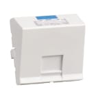 Schneider Electric - PLASTRON 45X45 INCLINE 1X RJ45 BLANC ACTASSI ACCESS