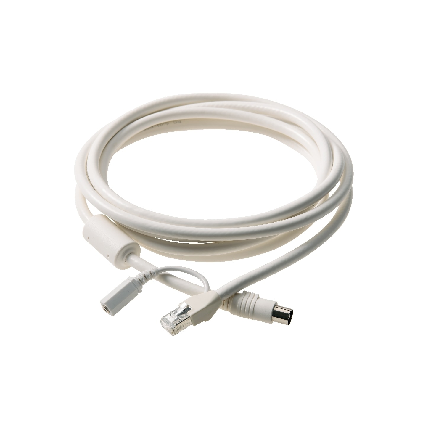 Cordon Report LexCom Home Cordon RJ45 - TV + report Infra-rouge, 3m, Blanc Schneider ...
