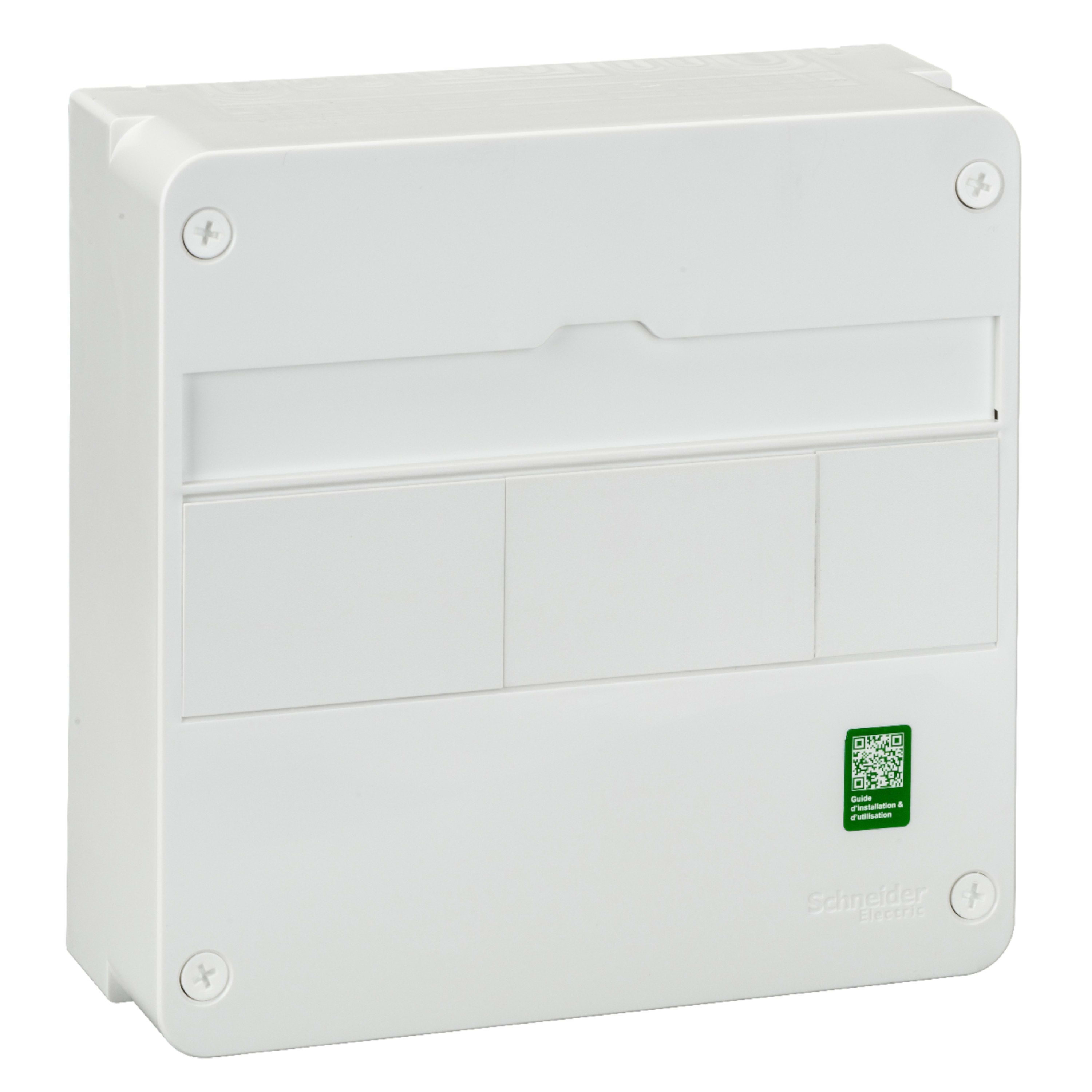 Schneider Electric - Resi9 Connect - coffret VDI grade 2TV minimum - 13M 1R - Sans emplacement box