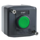 Schneider Electric - Harmony boite - 1 bouton poussoir vert affleurant Ø22 - 1F - Start