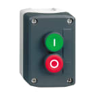 Schneider Electric - Harmony boite - 2 boutons poussoirs D22 - vert -rouge
