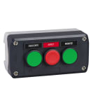 Schneider Electric - Harmony boite - 3 boutons poussoirs D22 - vert -rouge -vert