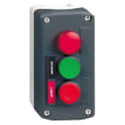 Schneider Electric - Harmony boite - 3 boutons poussoirs D22 - vert -rouge-voyant rouge