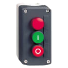 Schneider Electric - Harmony boite - 3 boutons poussoirs D22 - vert -rouge-voyant rouge