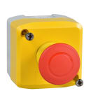 Schneider Electric - Harmony boite jaune - 1 arret d'urgence rouge D40 pousser-tirer - 1O