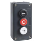 Schneider Electric - Harmony boite - 3 boutons poussoirs Ø22 - blanc /rouge /noir
