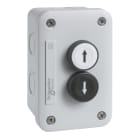 Schneider Electric - Harmony XALE - boîte à boutons - BP blanc 1F + BP noir 1F