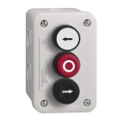 Schneider Electric - Harmony XALE - boite a boutons - BP blanc 1O-F + BP rouge 1O-F + BP noir 1O-F