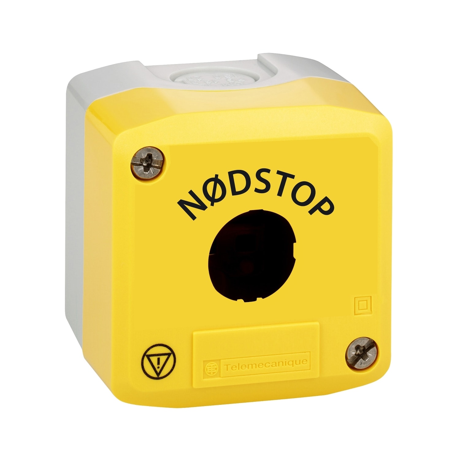 Schneider Electric - Harmony - Boite vide 1 bouton jaune marquage speci