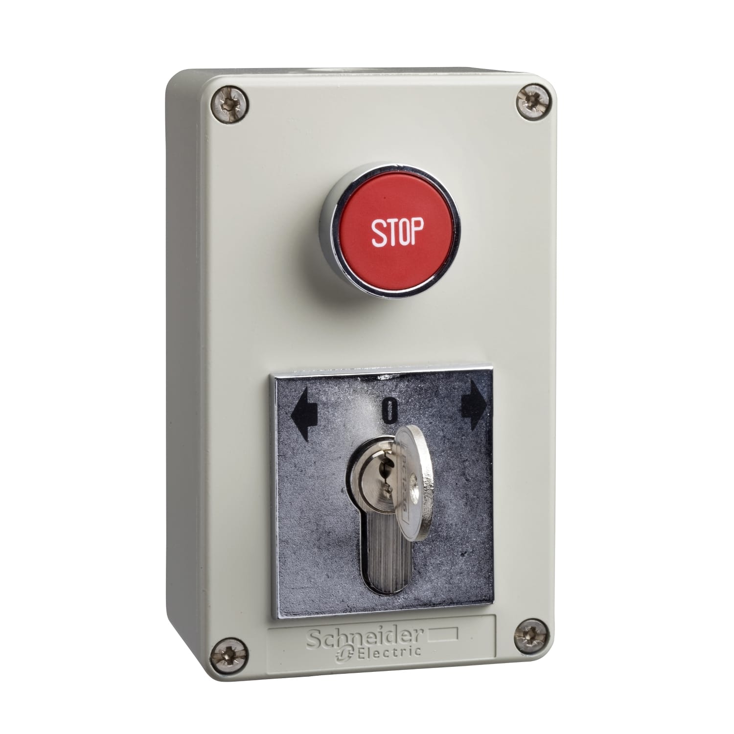Schneider Electric - Harmony XAPS - boite a boutons - en saillie - inviolable- a serrure - 1 bouton