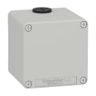 Schneider Electric - Boite métal vide grise - M20 x2 - non percée - 80x80x77 mm - UL cULus