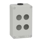 Schneider Electric - Boite métal vide grise - M20 x2 - 4 trous 22 mm - 80x130x51,5 mm - UL cULus
