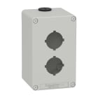 Schneider Electric - Boite métal vide grise - M20 x2 - 2 trous 30 mm - 80x130x77 mm - UL cULus