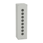 Schneider Electric - Boite métal vide grise - M32 x1 - 8 trous 22 mm - 85x310x77 mm