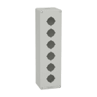 Schneider Electric - Boite métal vide grise - M32 x1 - 6 trous 30 mm - 85x310x77 mm