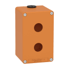 Schneider Electric - Boite métal vide orange - M20 x2 - 2 trous 22 mm - 80x130x77 mm - UL cULus
