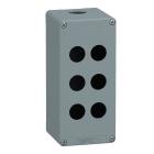 Schneider Electric - Harmony XAPM - boite a boutons vide - metallique - 6 percages en 2 colonnes