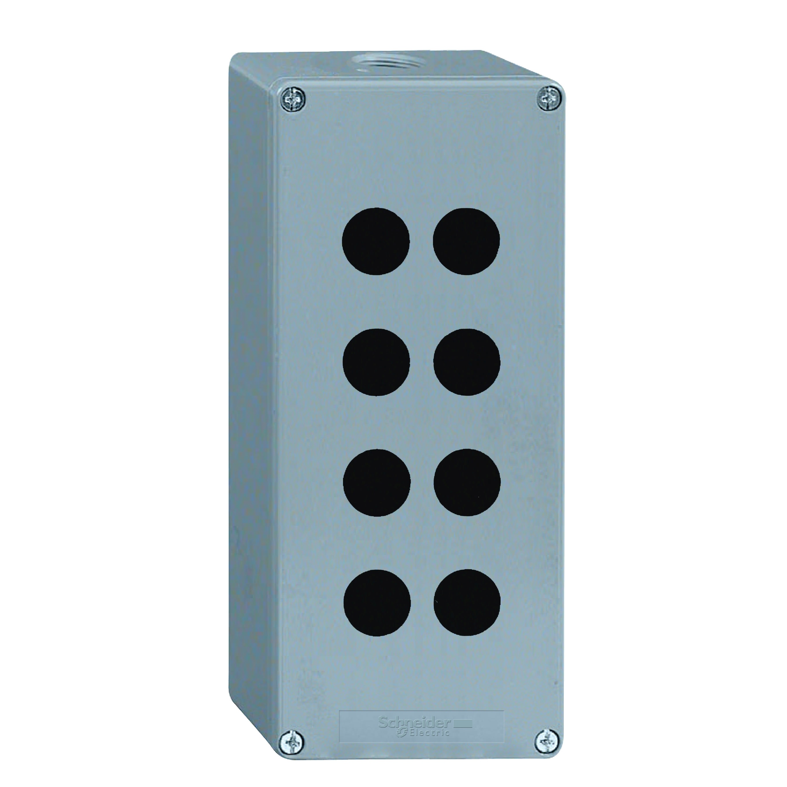 Schneider Electric - Harmony XAPM - boite a boutons vide - metallique - 8 percages en 2 colonnes